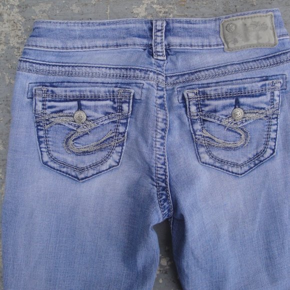 Silver Jeans Co. Aiko Mid Capri Super Stretch W26/L22 - Picture 8 of 10